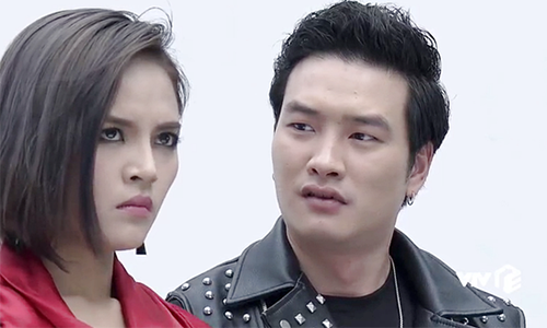 Ánh mắt đanh ác là “thương hiệu” của My “sói”.