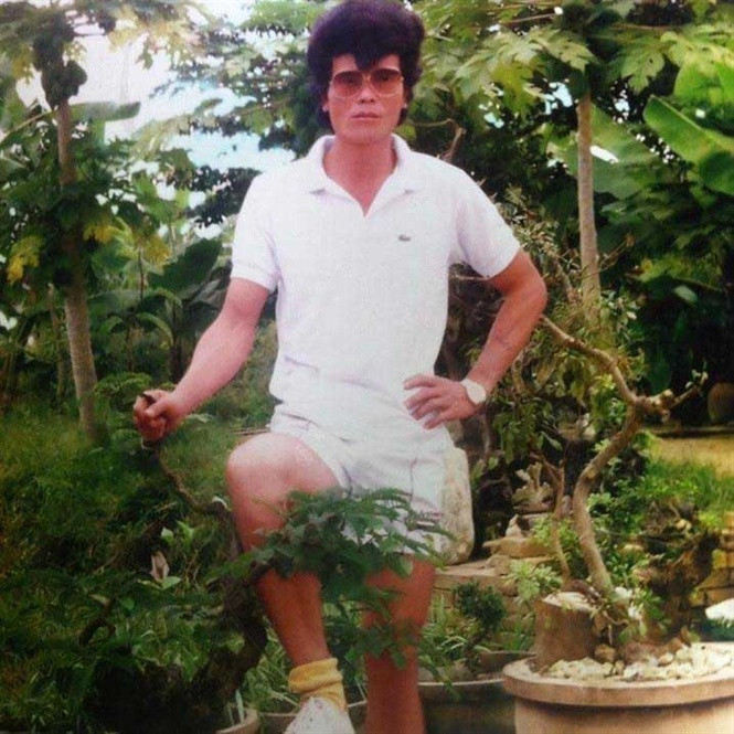 Võ sư Phi Long thời trẻ.