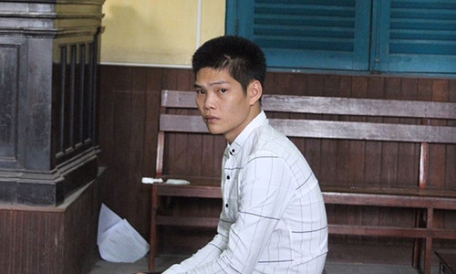 Bị cáo Hải tại phiên tòa phúc thẩm ngày 26/3. Ảnh: Hoài Thanh.