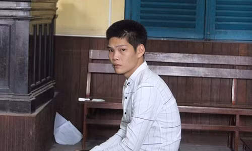 Bị cáo Hải tại phiên tòa phúc thẩm ngày 26/3. Ảnh: Hoài Thanh.