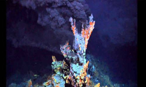 Hình ảnh minh họa cho miệng phun thủy nhiệt (Ảnh: Youtube)