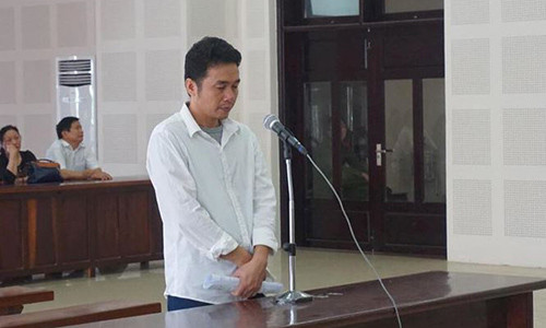 Bị cáo Lê Văn Hào tại tòa.