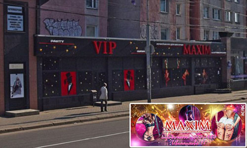 Câu lạc bộ thoát y Maxim VIP ở thành phố Kaliningrad