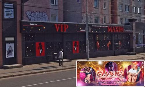 Câu lạc bộ thoát y Maxim VIP ở thành phố Kaliningrad