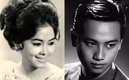 Túy Hồng và Lam Phương khi còn trẻ. Ảnh: Tư liệu