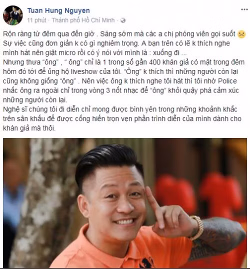 Bài đăng của Tuấn Hưng.