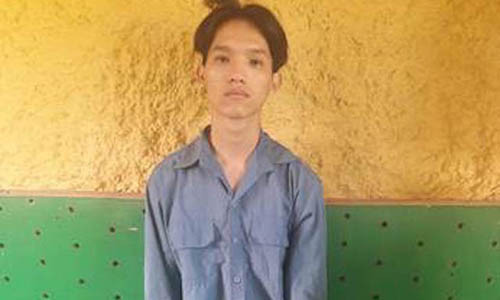 Phúc tại cơ quan điều tra.