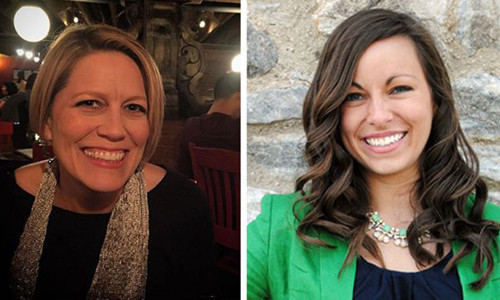 Jennair Gerardot, 48 tuổi (bên trái) đã bắn chết nhân tình của chồng Meredith Chapman, 33 tuổi (bên phải).