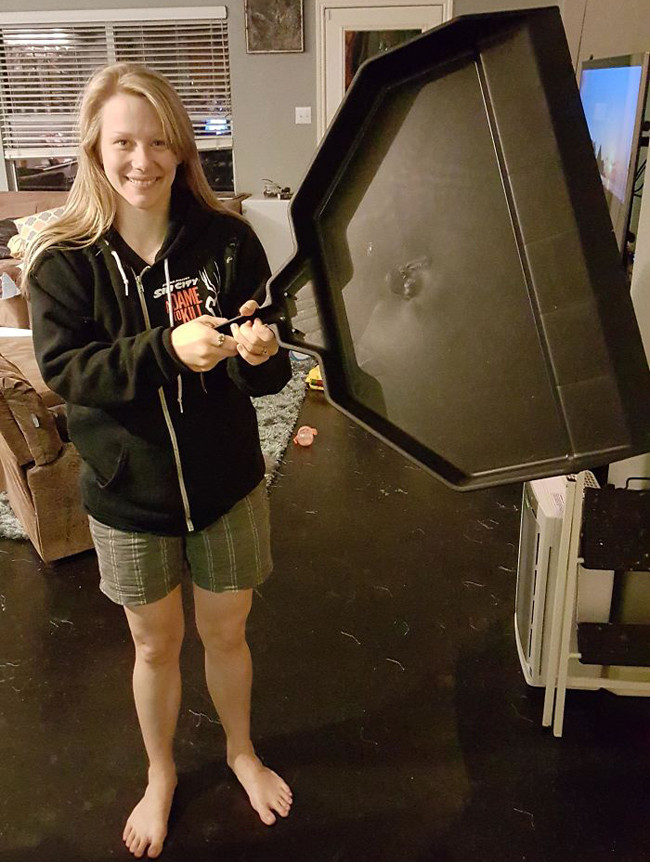 Phải to thế này hốt mới được nhiều rác.