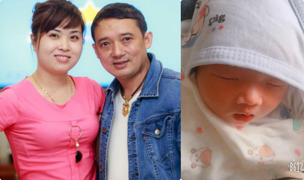 Nghệ sĩ Chiến Thắng hạnh phúc bên bà xã Thu Ngọc và con trai.