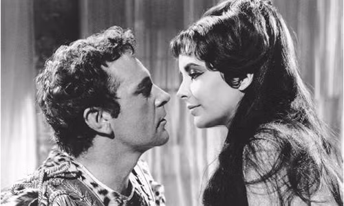 Nữ hoàng Cleopatra và tướng quân Antony trên màn ảnh.