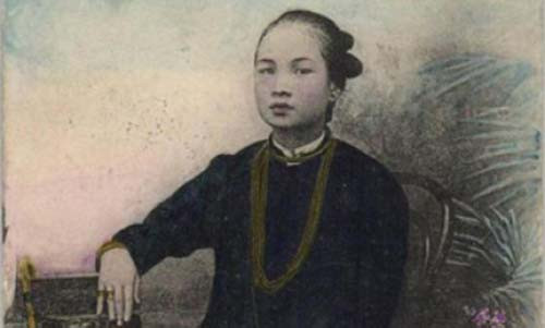 Người được cho là cô Ba Thiệu, hoa hậu đầu tiên của Sài Gòn.