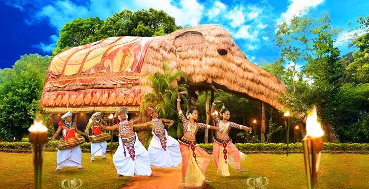 Resort Kumbuk River, Sri Lanka. Là một biệt thự 2 tầng nằm trong một khu sinh thái, khách du lịch được ở bên trong "con voi" lớn nhất thế giới. Bạn có thể khám phá cảnh quan xung quanh và xem voi thật ngay gần đó.