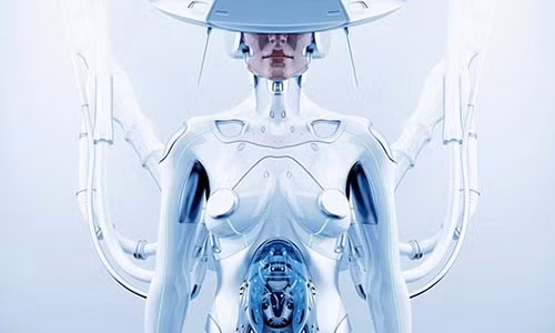 Những tiến bộ về trí tuệ nhân tạo có thể robot hóa cơ thể con người giúp con người có thể sống tiếp sau khi xương thịt "hết hạn sử dụng". Ảnh: Daily Mail