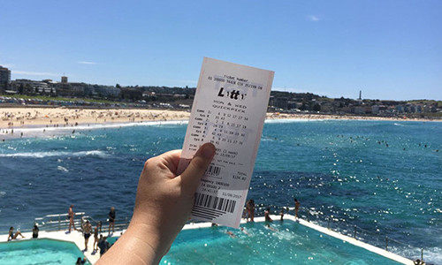 Loại hình xổ số tự chọn Lotto được phát hành tại Australia. Ảnh: NineNews.