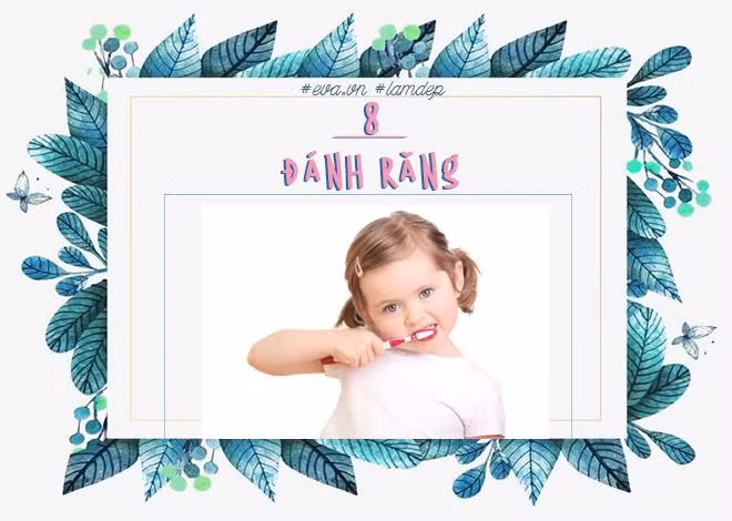 Để giảm cân chúng ta nên đánh răng sau mỗi bữa ăn. Thứ nhất, thức ăn sẽ không còn ngon như bình thường vì chất menthol có trong kem đánh răng. Thứ hai, khi ăn quá nhiều chúng ta phải đánh răng nhiều hơn nhưng chúng ta không thể đánh răng tận 10 lần/ngày, đúng không nào?