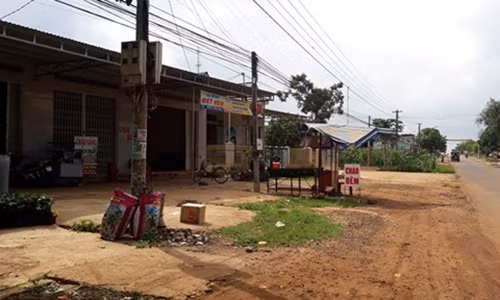 Quán cháo nơi xảy ra vụ án mạng.