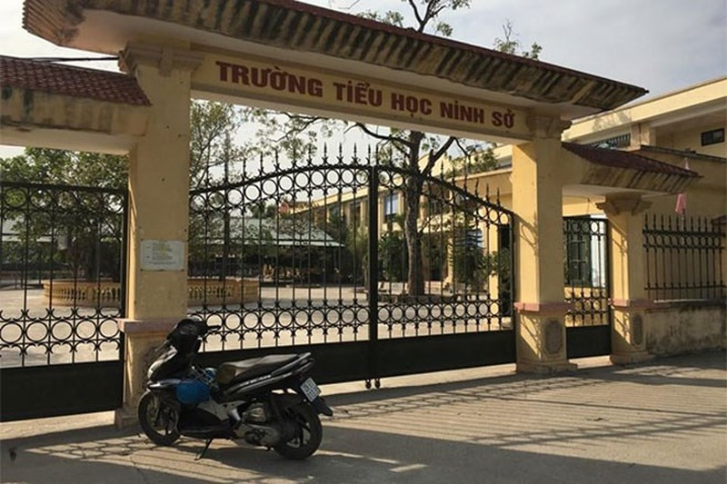 Trường Tiểu học Ninh Sở, nơi xảy ra sự việc. Ảnh: Internet