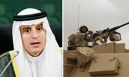 Ngoại trưởng Ả Rập Saudi cho rằng Qatar phải gửi quân thay thế Mỹ ở Syria. Ảnh: Getty.