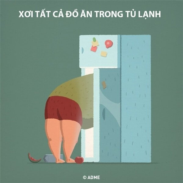 Ai có suy nghĩ con trai không thích ăn vặt là sai lầm hoàn toàn. Các chàng giữ hình tượng thôi chứ thực ra với bản tính "phàm ăn tục uống" trời sinh, món nào chàng chẳng xơi được. Có 2 cái tủ lạnh chàng cũng "dọn dẹp sạch" được chứ đừng nói 1.