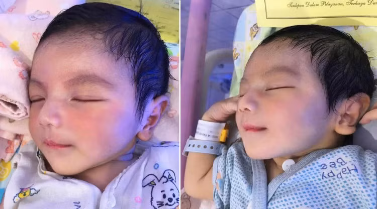 Hinh anh moi nhat cua nhoc ty sinh ra voi guong mat hoan my-Hinh-2