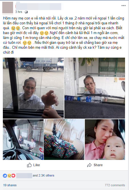 Lời tâm sự của chị M.A đã nhận được sự quan tâm của cộng đồng mạng. Ảnh chụp màn hình