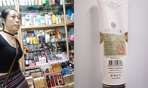 Bien my pham vai chuc ngan thanh hang xach tay bac trieu