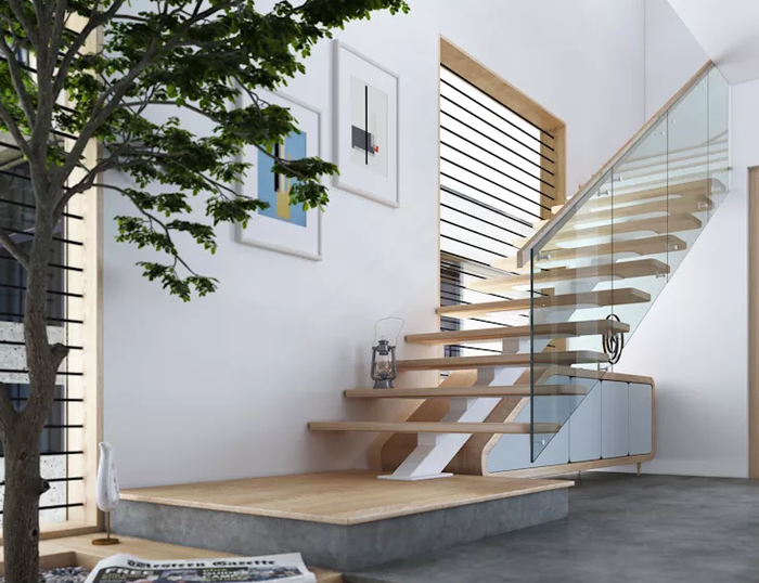 4. Một chiếc tủ đựng đồ đa năng Đây sẽ là không gian lý tưởng cho các gia đình đặt những hộc tủ để đồ đạc gọn gàng, vừa dễ tìm kiếm vừa giúp căn phòng của bạn gọn gàng hơn nhiều đấy nhé.