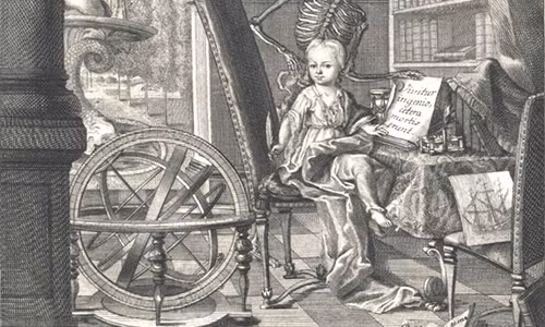 Christian Friedrich Heineken trong bức tranh do mẹ cậu vẽ. Ảnh: Wikipedia.