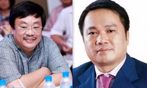Ông Nguyễn Đăng Quang (trái) và ông Hồ Hùng Anh (phải).