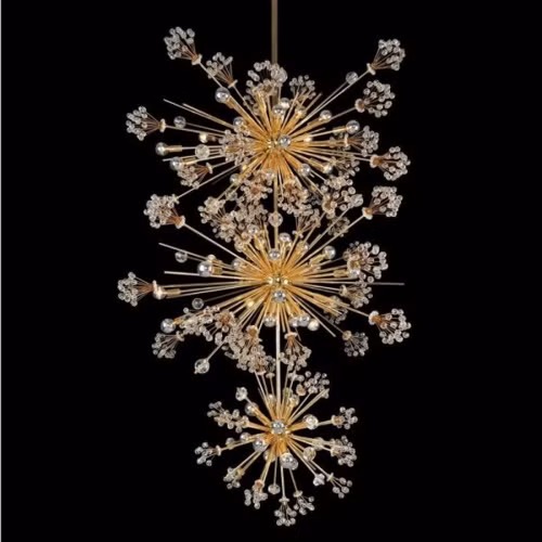 Đèn chòm sao 3 tầng lấy ý tưởng từ bóng đèn của nhà hát lớn Metropolitan Center (Mỹ).