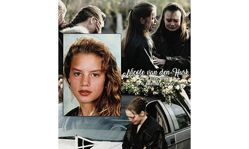 Tang lễ của cô gái trẻ có rất nhiều người tham dự.