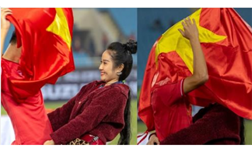 Dang sau nu hon gay sot cua Tien Linh va ban gai o san My Dinh