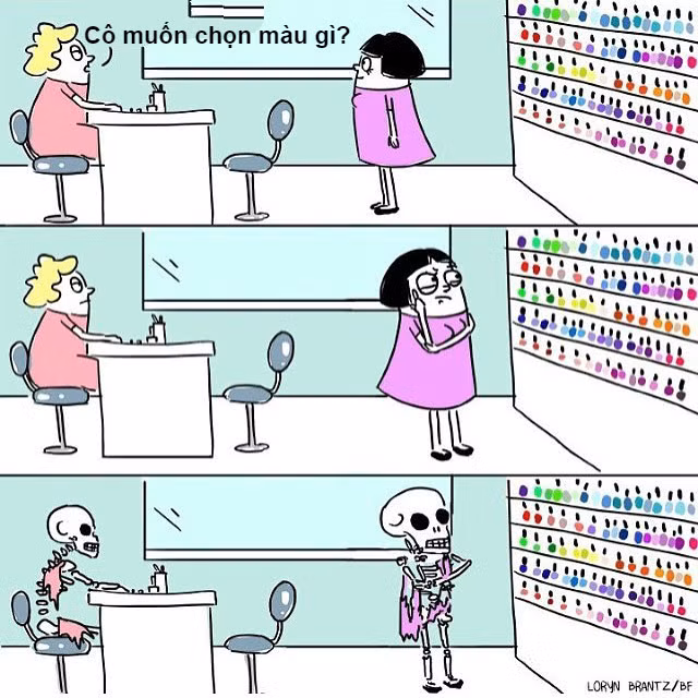 Khi đi mua sắm, phải mất hàng giờ để các nàng đưa ra được lựa chọn cuối cùng của mình. Thậm chí, nhiều người đắn đo rất lâu nhưng cũng không chọn được thứ gì.