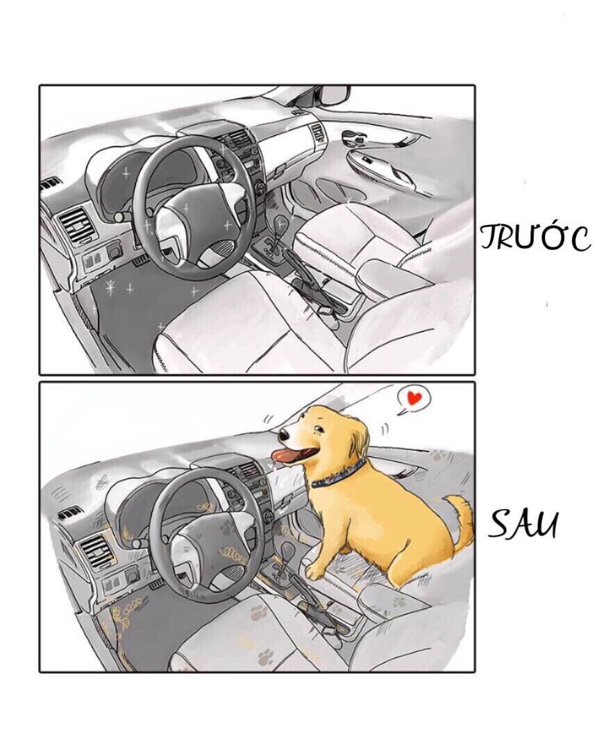 Dân mạng thường gọi chủ của thú cưng là "sen" cũng có nguyên do cả. Trong trường hợp này, hoặc bạn thu dọn chiến trường do "boss" để lại, hoặc là chịu cảnh "sống chung với lũ".