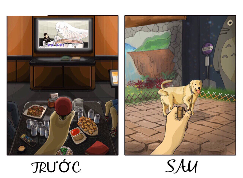 Dường như pet còn cạnh tranh với bạn bè của bạn để có được suất đi chơi công viên. Địa điểm vui chơi của bạn vì thế cũng trở nên lành mạnh đáng kể.