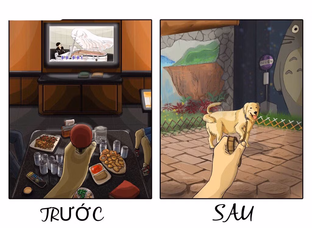 Dường như pet còn cạnh tranh với bạn bè của bạn để có được suất đi chơi công viên. Địa điểm vui chơi của bạn vì thế cũng trở nên lành mạnh đáng kể.