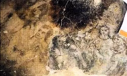 Một trong những vết ố hình mặt người xuất hiện trong căn bếp nhà Pereira. Ảnh: Historic Mysteries