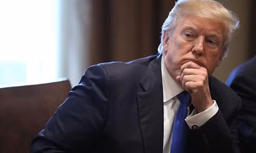 Tổng thống Donald Trump không công bố kết quả kiểm tra sức khỏe tâm thần. Ảnh: CNN