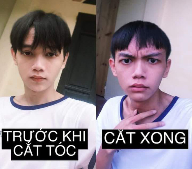 Trách ai bây giờ, trách bản thân mình chọn kiểu tóc thôi.