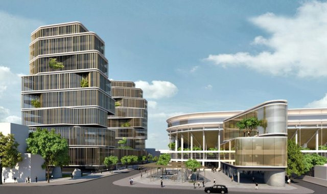 Bên ngoài sân vận động Hàng Đẫy mới được đánh giá như một tổ hợp văn hoá, dịch vụ, thể thao hàng đầu của thủ đô.