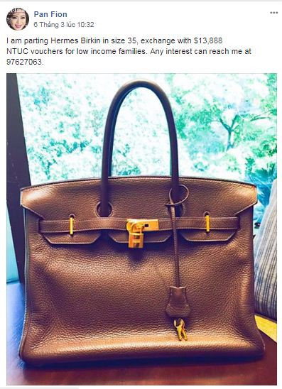 Dòng trạng thái của Pan Fion trên trang cá nhân.