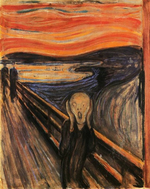 Bức tranh The Scream (Tiếng Hét) của họa sĩ Na Uy Edvard Munch. Ảnh: Getty