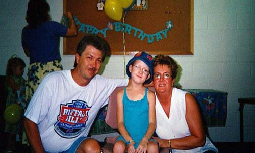 Gia đình nhỏ của Hannah.