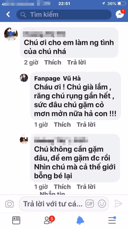 Ca sĩ Vũ Hà hài hước trả lời tin nhắn khi người hâm mộ xin làm "người tình".