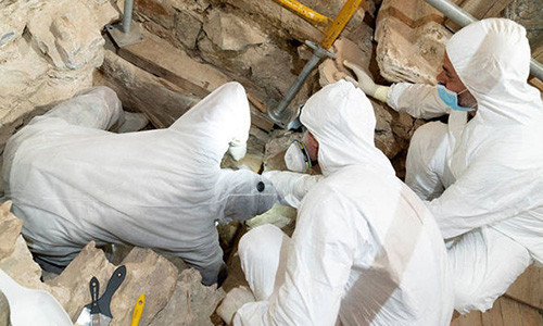 Lăng mộ được tìm thấy ở Episkopi, di tích chôn cất hiếm hoi từ thời La Mã.