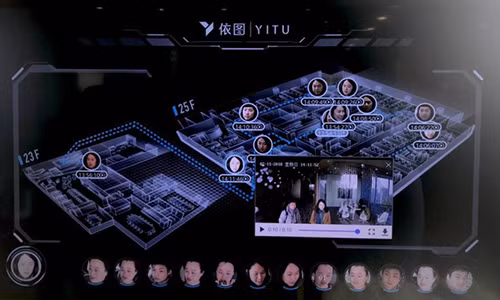 Phần mềm nhận diện khuôn mặt của Yitu.