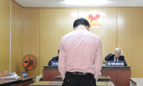 Bị cáo Huyền tại tòa - Ảnh: C.Q