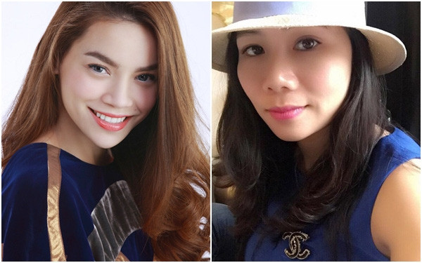 Vợ đại gia kim cương và Hồ Ngọc Hà.