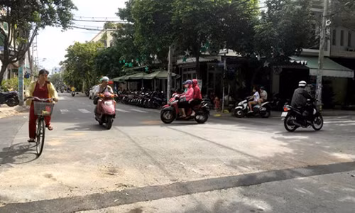 Giao lộ nơi xảy ra tai nạn. Ảnh: Zing.vn